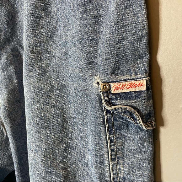 Bill Blass Denim Women's High Waisted Cargo Shorts size 10 vintage - Picture 8 of 10